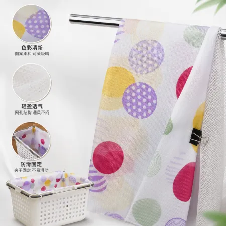 Colorful polka dot mesh bag hand-held storage bag, portable, fashionable, multi-purpose organizing bag, shopping bag, trendy style Colorful polka dot mesh bag hand-held storage bag, portable, fashionable, multi-purpose organizing bag, shopping bag, trendy style